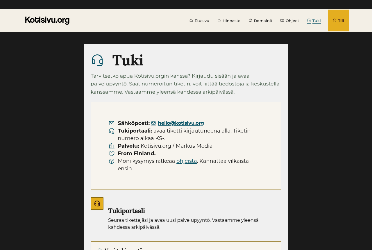 Tuki-lomake